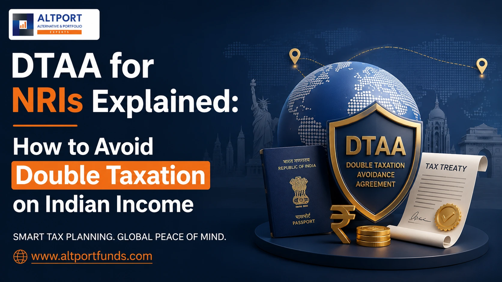 DTAA for NRIs explained to avoid double taxation on Indian income