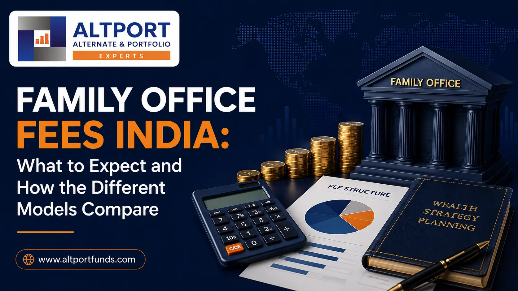 Family office fees in India explained with fee structure, cost comparison, wealth strategy planning, calculator, and financial assets