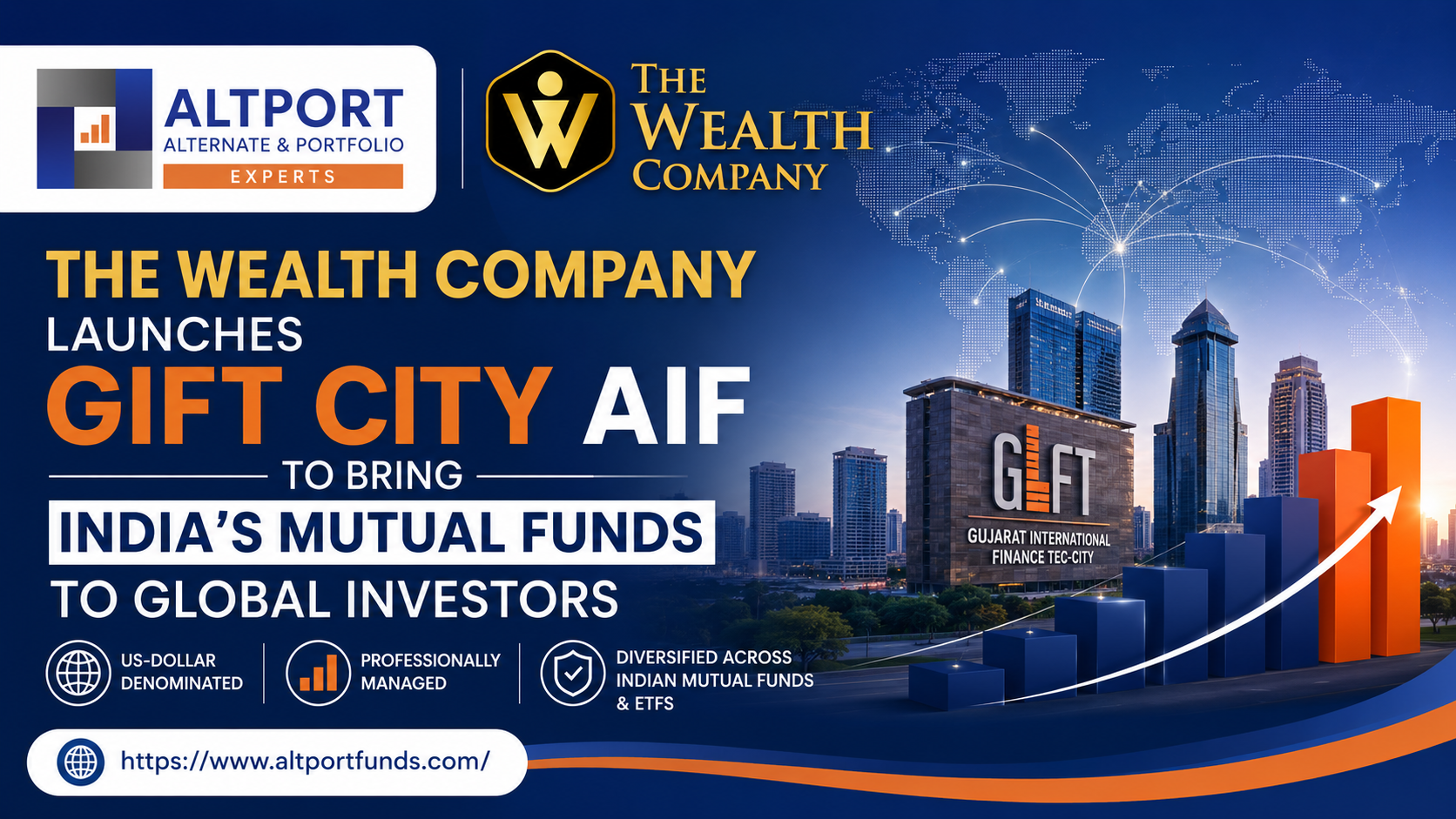 The Wealth Company Launches GIFT City AIF to Bring India’s Mutual Funds to Global Investors