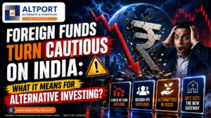 Foreign investors turn cautious on India as equity outlook weakens and interest shifts toward AIFs, PMS and alternative investments.