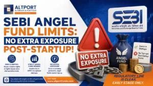 SEBI angel fund limits explained, highlighting restrictions on additional exposure after a startup loses DPIIT-recognised startup status.