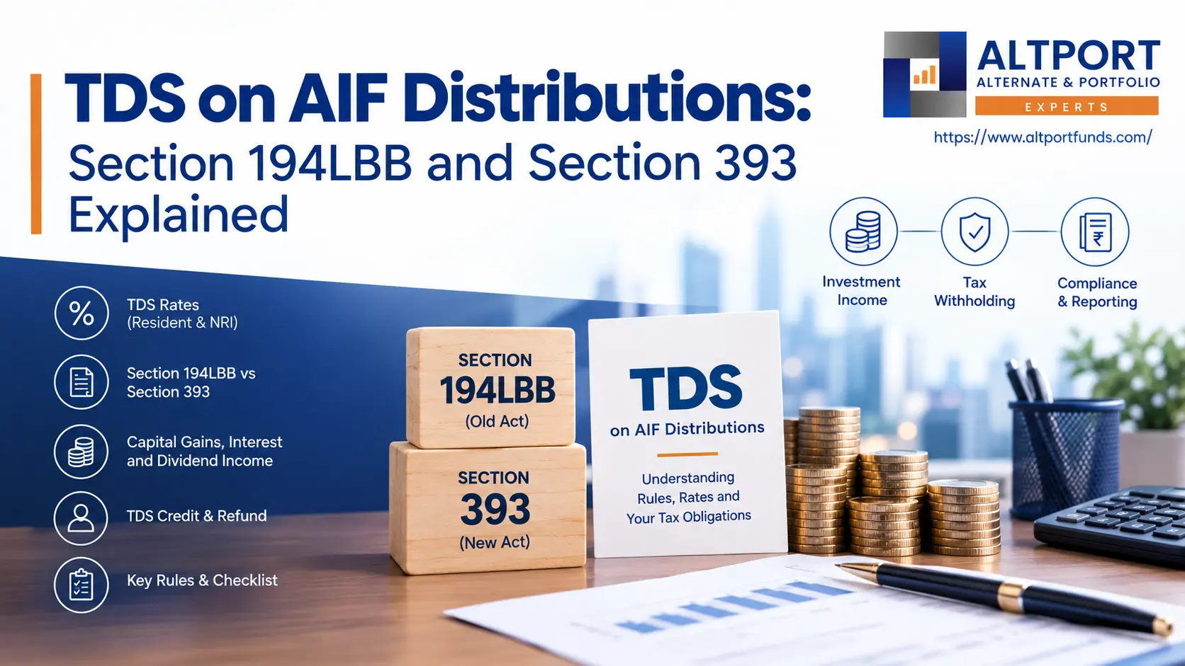 TDS on AIF Distributions: Section 194LBB and Section 393 Explained