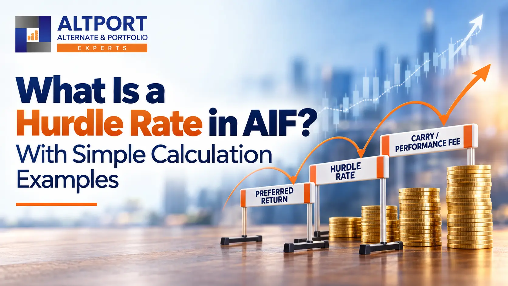 AIF hurdle rate calculation showing hard and soft hurdle examples