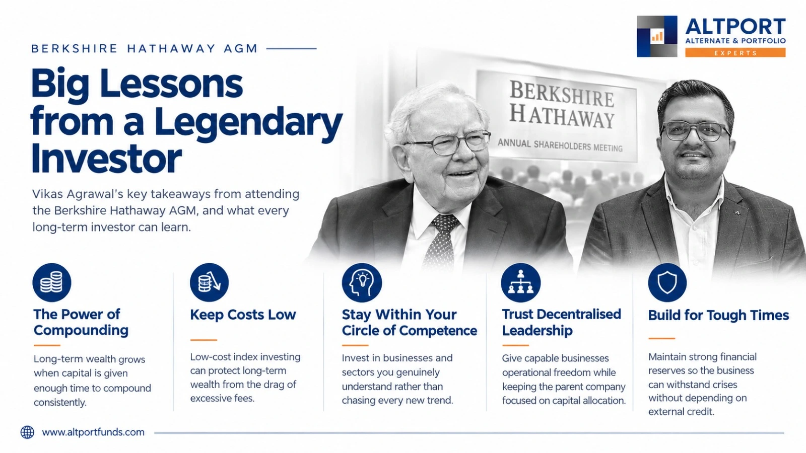 Vikas Agrawal at the Berkshire Hathaway Annual Shareholders Meeting 2017, learning from Warren Buffett
