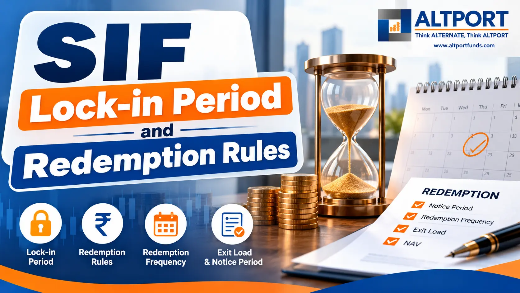 SIF lock-in period and redemption rules in India, including withdrawal conditions, notice periods and exit loads