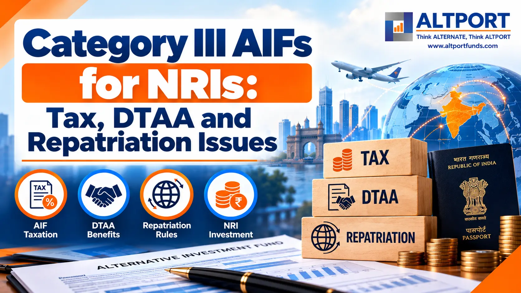 Category III AIF taxation for NRIs, covering DTAA, TDS and repatriation