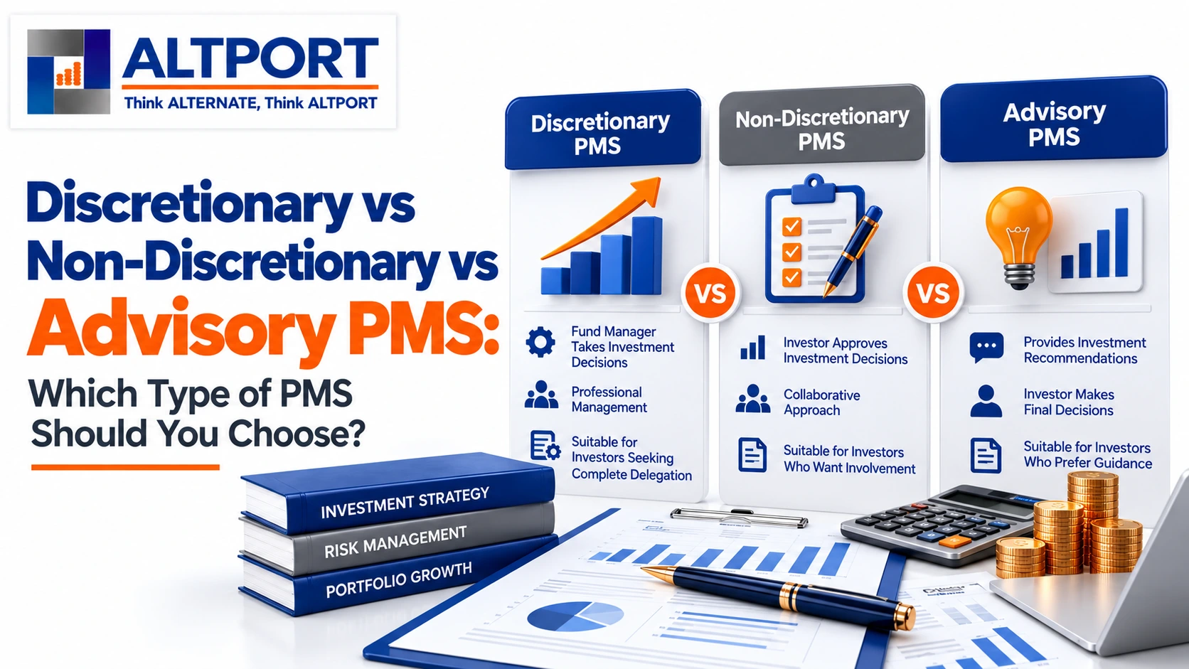 Comparison of discretionary, non-discretionary and advisory PMS in India